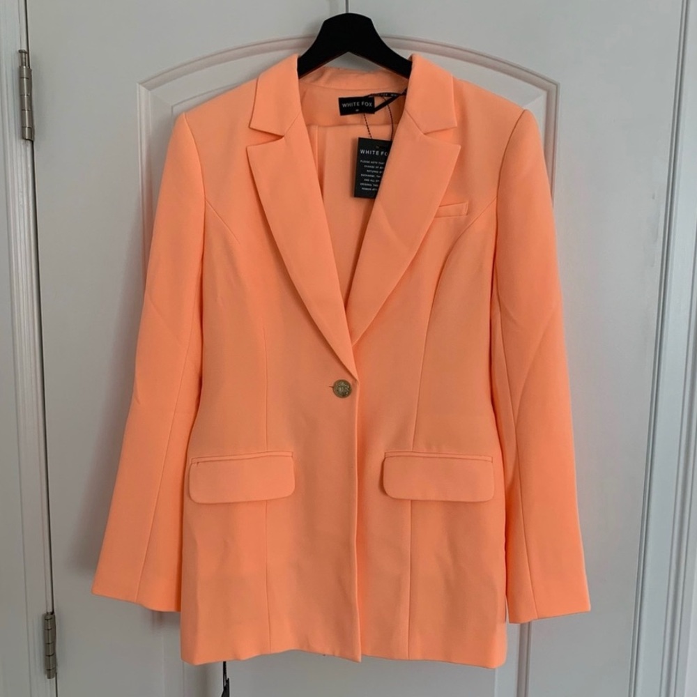 White Fox Manhattan Blazer Peach